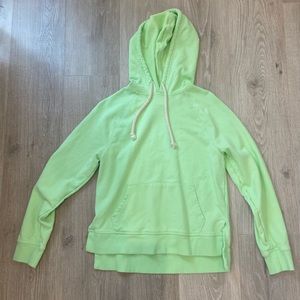 Target universal thread lime green hoodie